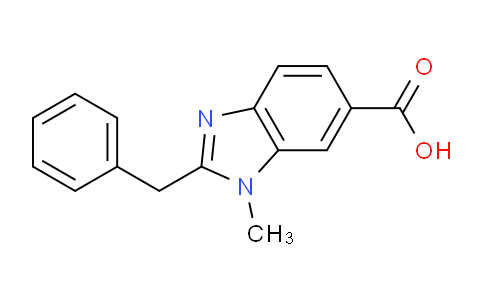 CAS No. 193013-53-5, 2-Benzyl-1-methyl-1H-benzo[d]imidazole-6-carboxylic acid