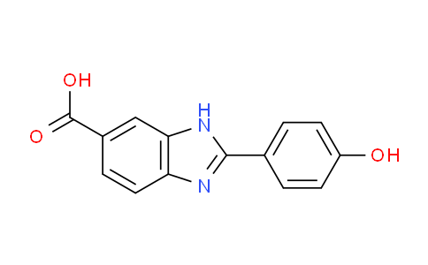CAS No. 174533-98-3, 2-(4-Hydroxyphenyl)-1H-benzo[d]imidazole-6-carboxylic acid