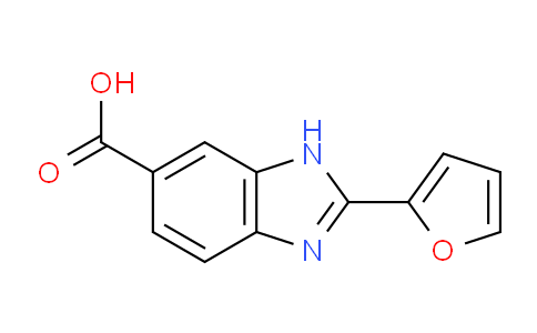 CAS No. 174422-10-7, 2-(Furan-2-yl)-1H-benzo[d]imidazole-6-carboxylic acid