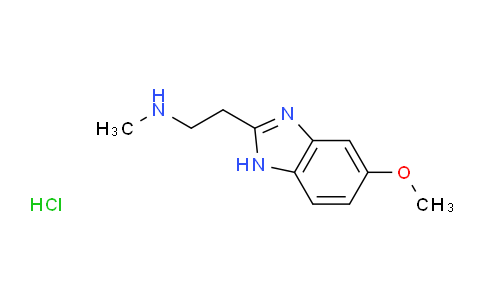 CAS No. 1392207-91-8, 2-(5-Methoxy-1H-benzo[d]imidazol-2-yl)-N-methylethanamine hydrochloride