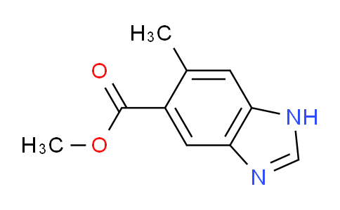 CAS No. 10351-79-8, Methyl 6-methyl-1H-benzo[d]imidazole-5-carboxylate