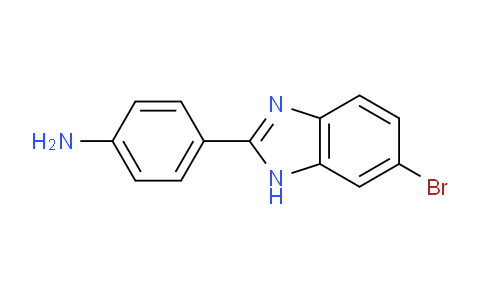 CAS No. 519042-70-7, 4-(6-Bromo-1H-benzo[d]imidazol-2-yl)aniline