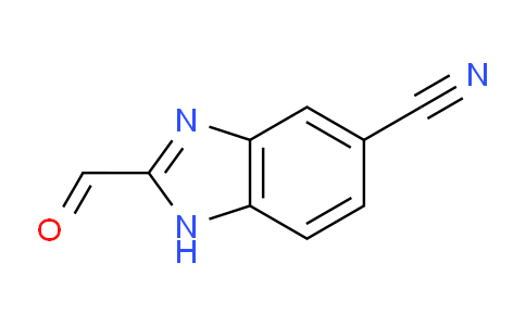 CAS No. 1379263-85-0, 2-Formyl-1H-benzo[d]imidazole-5-carbonitrile