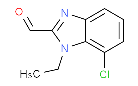 CAS No. 1343356-00-2, 7-chloro-1-ethyl-1H-1,3-benzodiazole-2-carbaldehyde