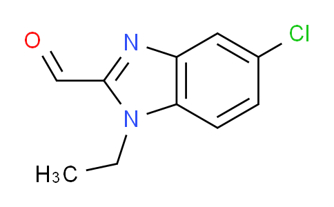 CAS No. 1253395-00-4, 5-chloro-1-ethyl-1H-1,3-benzodiazole-2-carbaldehyde