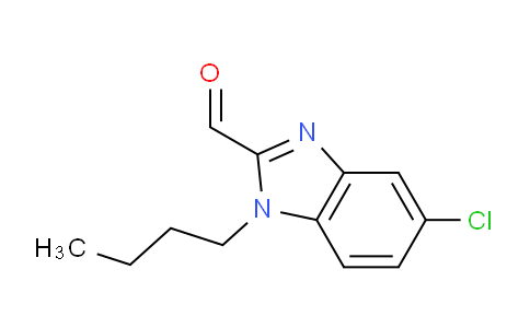 CAS No. 1312137-70-4, 1-butyl-5-chloro-1H-1,3-benzodiazole-2-carbaldehyde