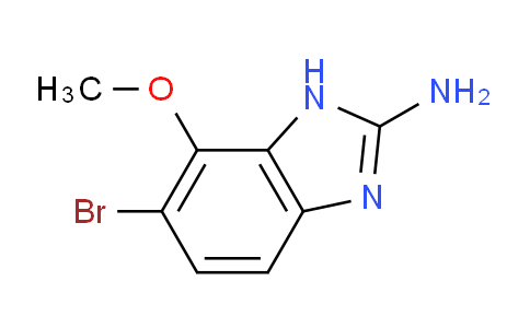 CAS No. 1388059-91-3, 6-bromo-7-methoxy-1H-benzimidazol-2-amine