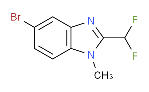 CAS No. 1451215-69-2, 5-bromo-2-(difluoromethyl)-1-methyl-1H-1,3-benzodiazole