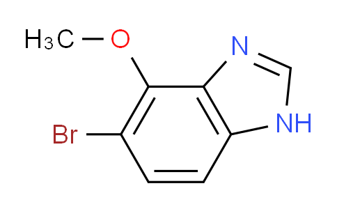 CAS No. 1360920-37-1, 5-bromo-4-methoxy-1H-benzimidazole