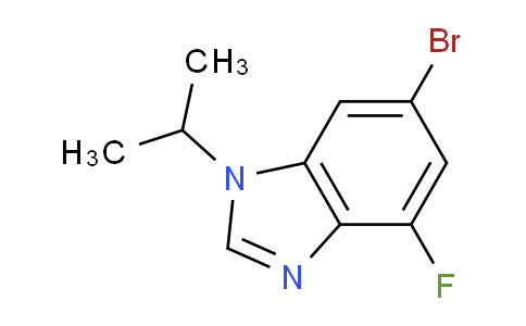 CAS No. 2260683-84-7, 6-bromo-4-fluoro-1-isopropyl-benzimidazole