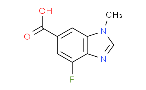 CAS No. 1287247-93-1, 7-fluoro-3-methyl-benzimidazole-5-carboxylic acid