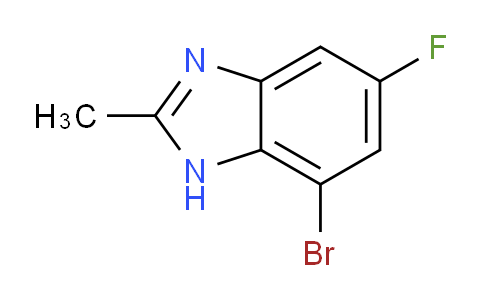CAS No. 1416372-87-6, 7-bromo-5-fluoro-2-methyl-1H-benzimidazole