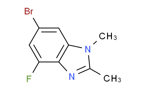 CAS No. 2189739-26-0, 6-bromo-4-fluoro-1,2-dimethyl-benzimidazole