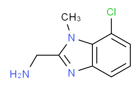 CAS No. 1183212-04-5, (7-chloro-1-methyl-benzimidazol-2-yl)methanamine