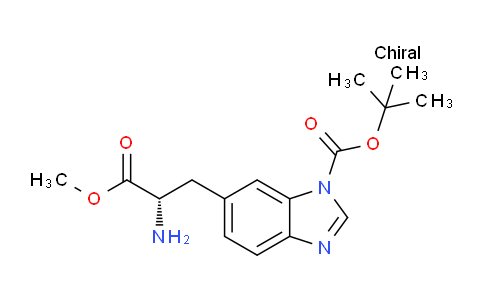 CAS No. 2387560-81-6, tert-butyl 6-[(2S)-2-amino-3-methoxy-3-oxo-propyl]benzimidazole-1-carboxylate