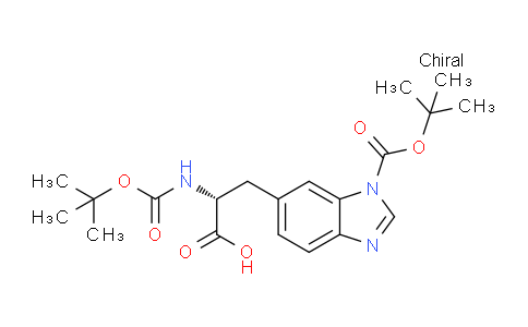 CAS No. 2387566-86-9, (2R)-2-(tert-butoxycarbonylamino)-3-(3-tert-butoxycarbonylbenzimidazol-5-yl)propanoic acid