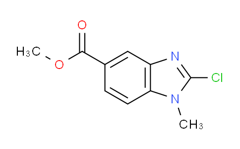CAS No. 1780871-34-2, methyl 2-chloro-1-methyl-benzimidazole-5-carboxylate