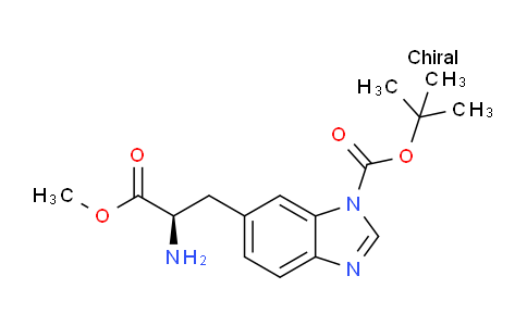 CAS No. 2387564-94-3, tert-butyl 6-[(2R)-2-amino-3-methoxy-3-oxo-propyl]benzimidazole-1-carboxylate