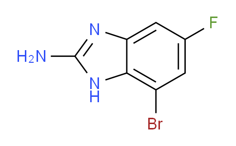 CAS No. 1388050-29-0, 7-bromo-5-fluoro-1H-benzimidazol-2-amine