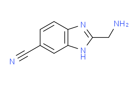 CAS No. 878025-51-5, 2-(aminomethyl)-3H-benzimidazole-5-carbonitrile