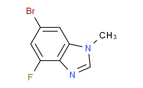 CAS No. 2260683-78-9, 6-bromo-4-fluoro-1-methyl-benzimidazole