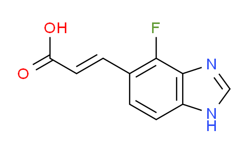 CAS No. 1807400-91-4, (E)-3-(4-fluoro-1H-benzo[d]imidazol-5-yl)acrylic acid