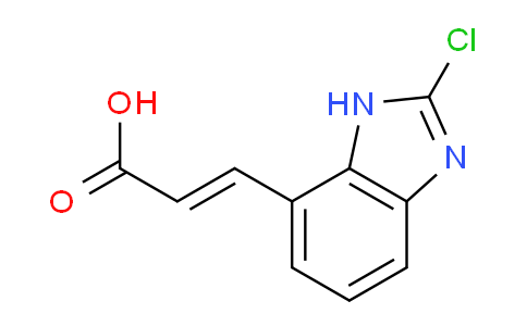 CAS No. 1807384-84-4, (E)-3-(2-Chloro-1H-benzo[d]imidazol-7-yl)acrylic acid