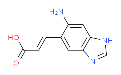 CAS No. 1807388-53-9, (E)-3-(6-Amino-1H-benzo[d]imidazol-5-yl)acrylic acid