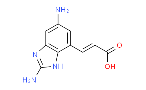 CAS No. 1807426-32-9, (E)-3-(2,5-Diamino-1H-benzo[d]imidazol-7-yl)acrylic acid