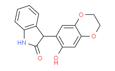 CAS No. 1245647-80-6, 3-(7-hydroxy-2,3-dihydrobenzo[b][1,4]dioxin-6-yl)indolin-2-one