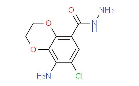 CAS No. 191024-18-7, 8-amino-7-chloro-2,3-dihydrobenzo[b][1,4]dioxine-5-carbohydrazide