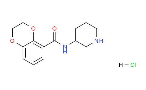 CAS No. 1353944-80-5, N-(piperidin-3-yl)-2,3-dihydrobenzo[b][1,4]dioxine-5-carboxamide hydrochloride