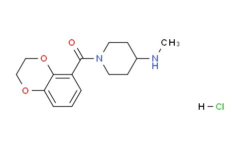 CAS No. 1353978-43-4, (2,3-Dihydrobenzo[b][1,4]dioxin-5-yl)(4-(methylamino)piperidin-1-yl)methanone hydrochloride