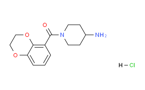 CAS No. 1353951-55-9, (4-Aminopiperidin-1-yl)(2,3-dihydrobenzo[b][1,4]dioxin-5-yl)methanone hydrochloride