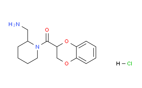CAS No. 1353985-86-0, (2-(Aminomethyl)piperidin-1-yl)(2,3-dihydrobenzo[b][1,4]dioxin-2-yl)methanone hydrochloride