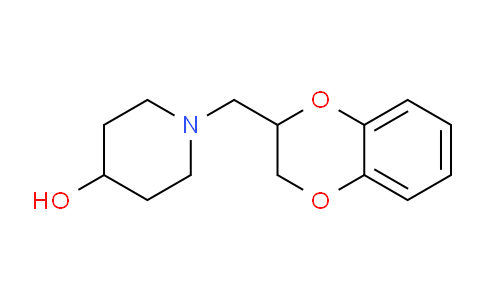 CAS No. 1353985-43-9, 1-((2,3-Dihydrobenzo[b][1,4]dioxin-2-yl)methyl)piperidin-4-ol