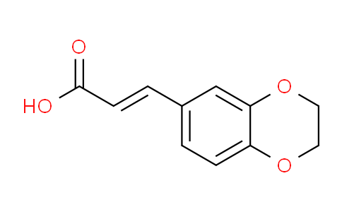 CAS No. 14939-91-4, 3-(2,3-Dihydro-1,4-benzodioxin-6-yl)acrylic acid