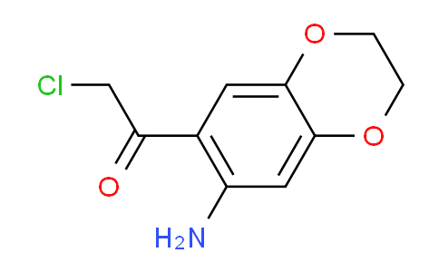 CAS No. 149809-31-4, 1-(7-Amino-2,3-dihydro-benzo[1,4]dioxin-6-yl)-2-chloro-ethanone