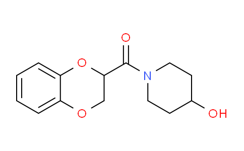 CAS No. 1156976-13-4, (2,3-Dihydrobenzo[b][1,4]dioxin-2-yl)(4-hydroxypiperidin-1-yl)methanone