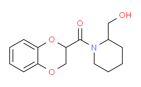CAS No. 1156630-89-5, (2,3-dihydrobenzo[b][1,4]dioxin-2-yl)(2-(hydroxymethyl)piperidin-1-yl)methanone