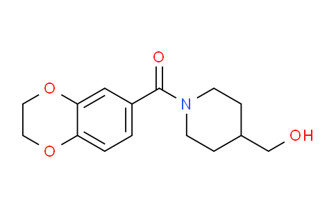 CAS No. 1179187-11-1, (2,3-Dihydrobenzo[b][1,4]dioxin-6-yl)(4-(hydroxymethyl)piperidin-1-yl)methanone