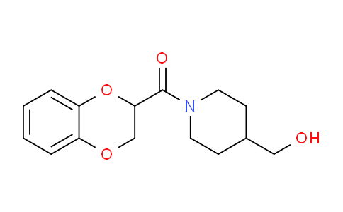 CAS No. 1178713-03-5, (2,3-dihydrobenzo[b][1,4]dioxin-2-yl)(4-(hydroxymethyl)piperidin-1-yl)methanone