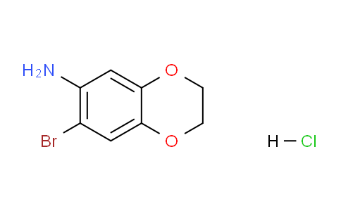 CAS No. 297757-46-1, 7-Bromo-2,3-dihydrobenzo[b][1,4]dioxin-6-amine hydrochloride
