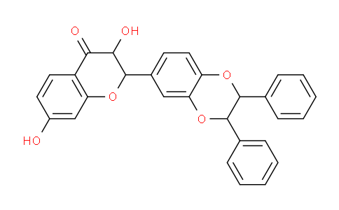 CAS No. 79986-04-2, 2-(2,3-Diphenyl-2,3-dihydrobenzo[b][1,4]dioxin-6-yl)-3,7-dihydroxychroman-4-one