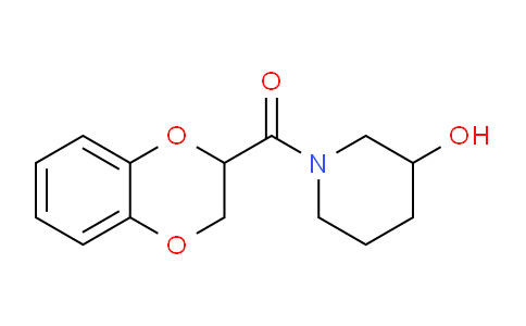 CAS No. 1157067-09-8, (2,3-dihydrobenzo[b][1,4]dioxin-2-yl)(3-hydroxypiperidin-1-yl)methanone