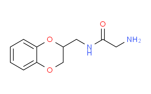 CAS No. 1247158-03-7, 2-amino-N-((2,3-dihydrobenzo[b][1,4]dioxin-2-yl)methyl)acetamide