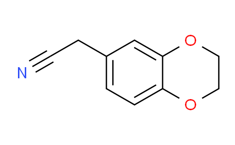 CAS No. 17253-10-0, 2-(2,3-Dihydrobenzo[b][1,4]dioxin-6-yl)acetonitrile