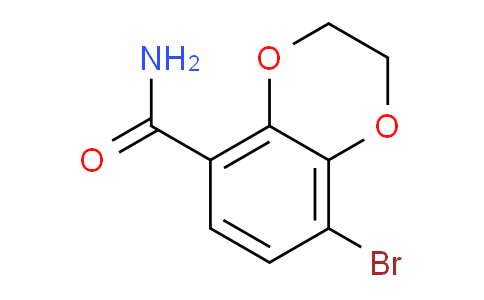 CAS No. 2410516-68-4, 5-bromo-2,3-dihydro-1,4-benzodioxine-8-carboxamide