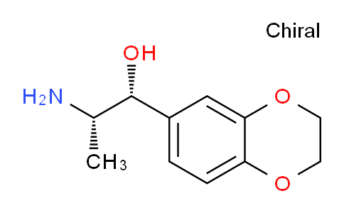 CAS No. 1028527-87-8, (1R,2S)-2-amino-1-(2,3-dihydro-1,4-benzodioxin-6-yl)propan-1-ol