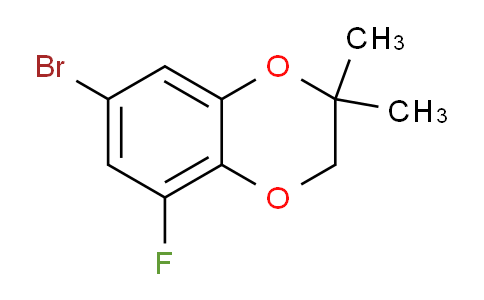 CAS No. 1683547-67-2, 7-bromo-5-fluoro-2,2-dimethyl-3H-1,4-benzodioxine